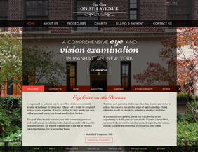 Opthalmolody/eye doctor website design